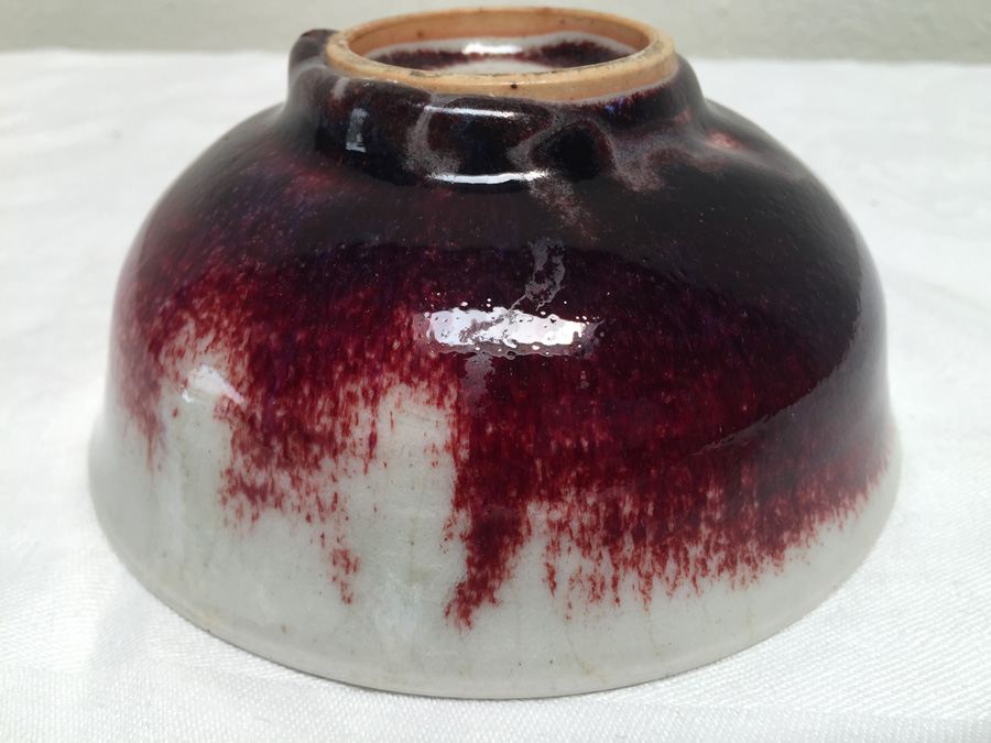 Beautifully Glazed Pottery Bowl With Purples [Photo 8]