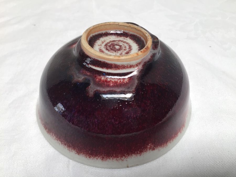 Beautifully Glazed Pottery Bowl With Purples [Photo 6]