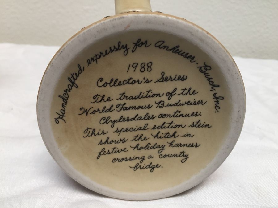 Collector's Series Budweiser Mugs 1986, 1987, 1988 [Photo 12]