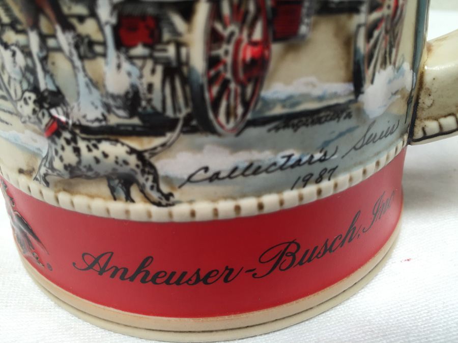 Collector's Series Budweiser Mugs 1986, 1987, 1988 [Photo 25]