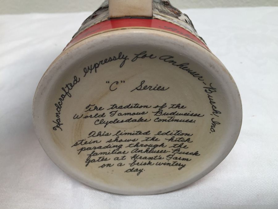 Collector's Series Budweiser Mugs 1986, 1987, 1988 [Photo 27]