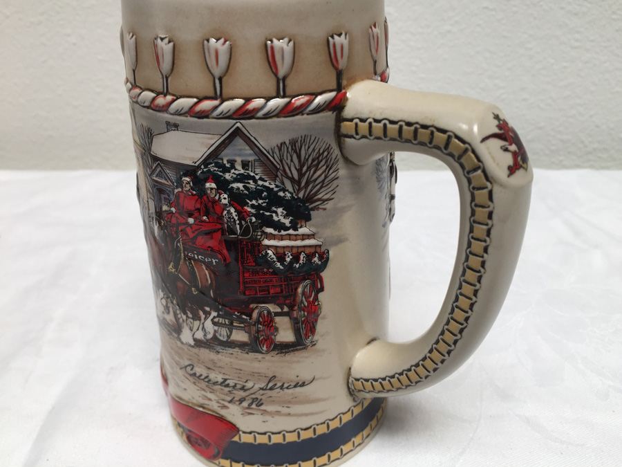 Collector's Series Budweiser Mugs 1986, 1987, 1988