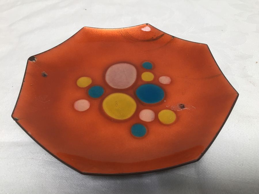 Mid-Century Plate Signed [Photo 2]