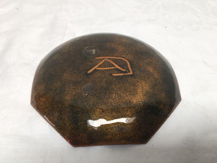 Mid-Century Plate Signed [Photo 3]