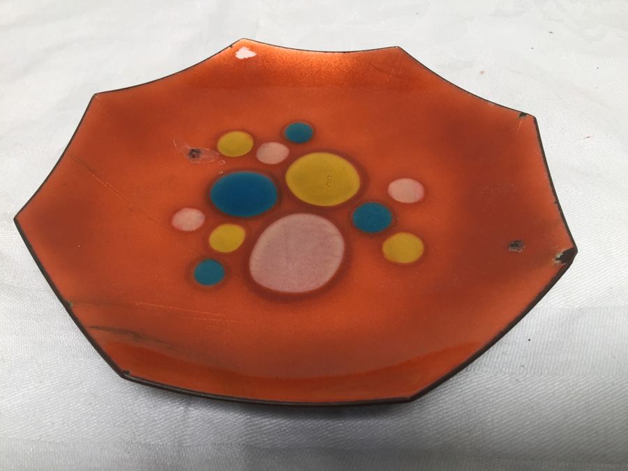 Mid-Century Plate Signed [Photo 7]