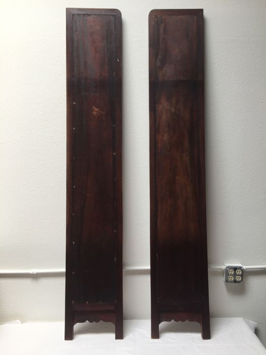 Pair Of Stunning Wood Carved Panels From Asian Temple [Photo 15]