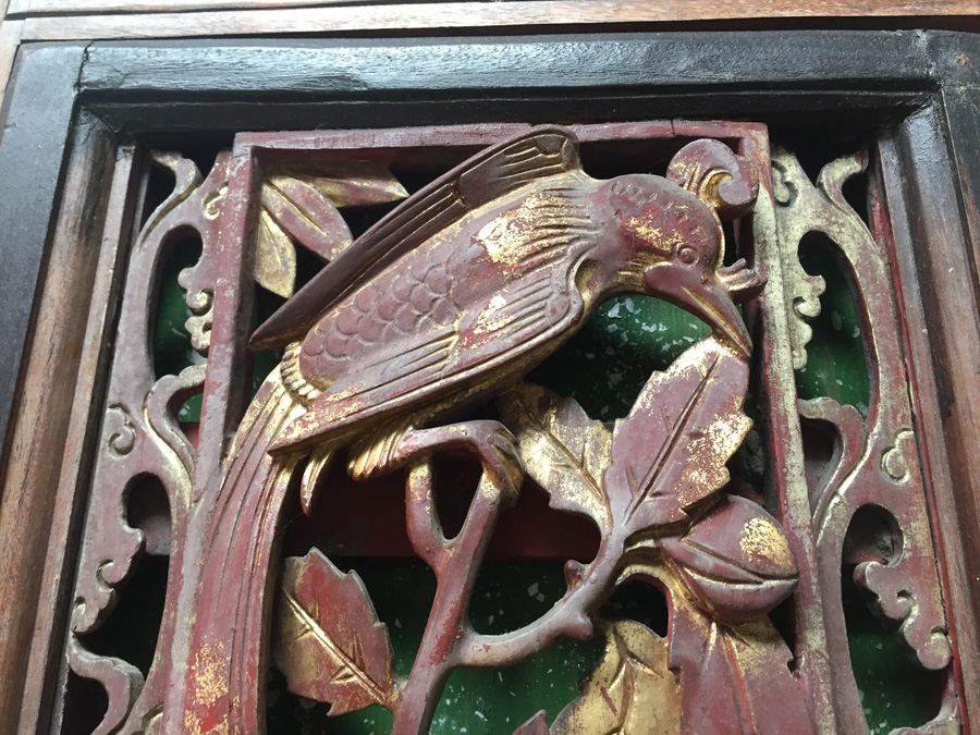 Pair Of Stunning Wood Carved Panels From Asian Temple [Photo 12]