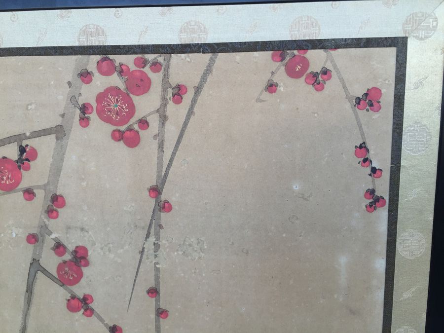 4-Panel Hand Painted Asian Screen [Photo 6]