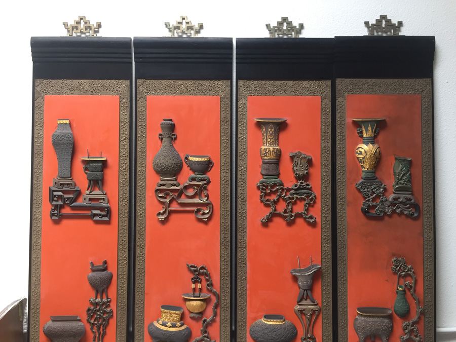 4 Piece Decorative Asian Wall Hangings [Photo 4]