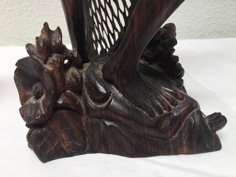 Carved Wooden Statue Of Asian Fisherman [Photo 9]