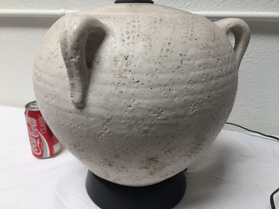 White Pottery Style Lamp From L. W. Berinoff San Francisco [Photo 7]