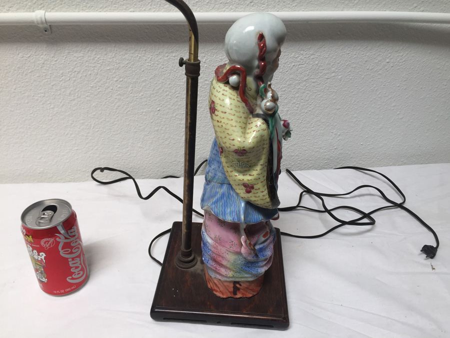 Lamp With Asian Statue [Photo 10]