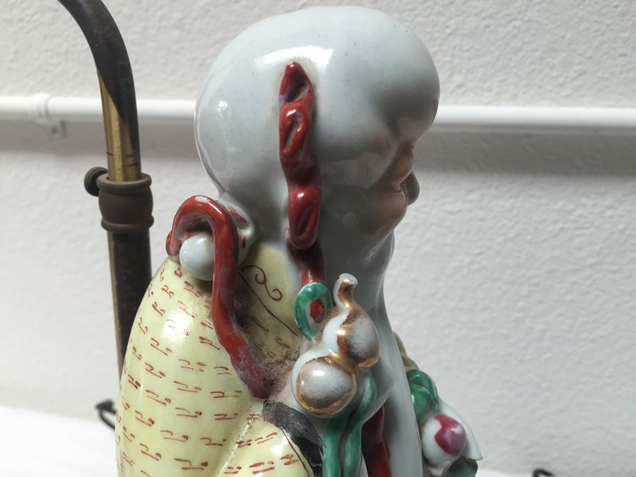 Lamp With Asian Statue [Photo 8]