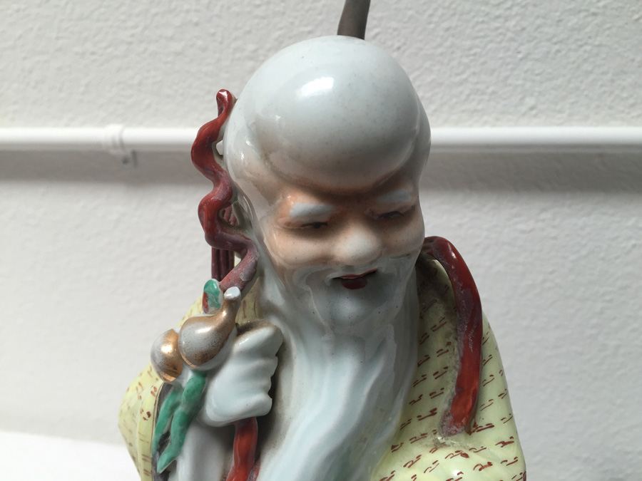 Lamp With Asian Statue [Photo 2]