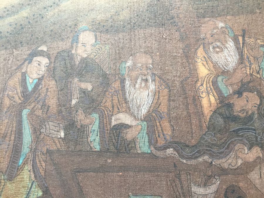 Vintage Asian Artwork - Note Damage In Several Places [Photo 8]