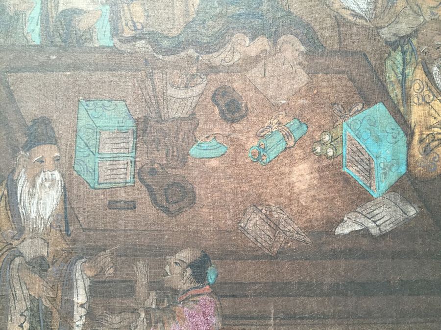 Vintage Asian Artwork - Note Damage In Several Places [Photo 10]