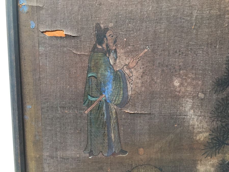 Vintage Asian Artwork - Note Damage In Several Places [Photo 4]