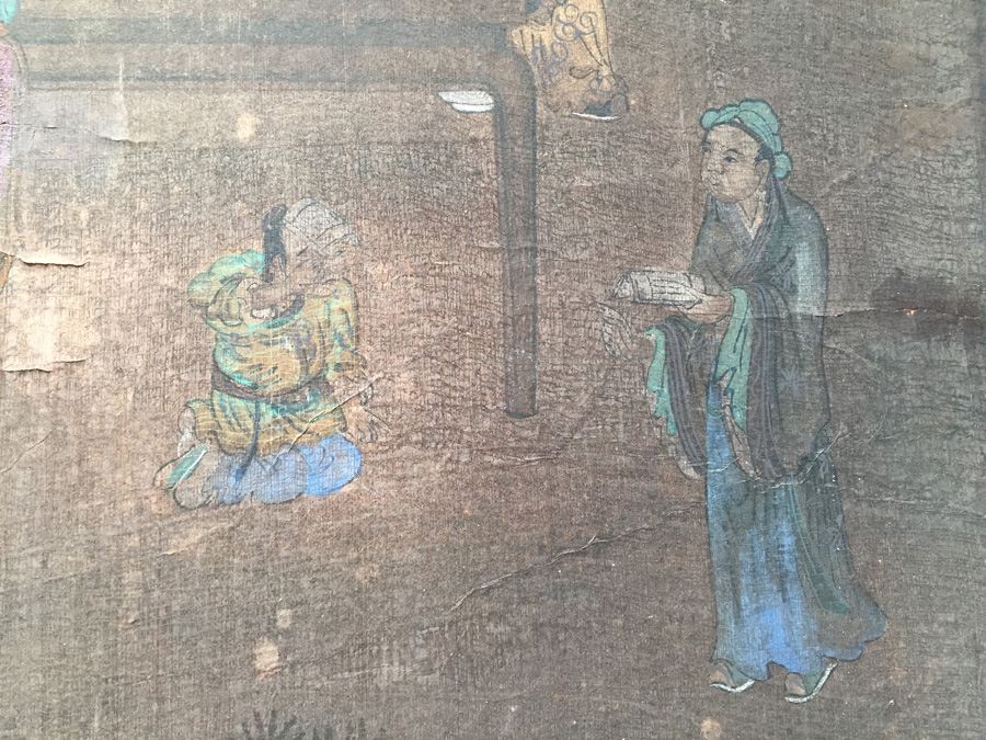 Vintage Asian Artwork - Note Damage In Several Places [Photo 11]