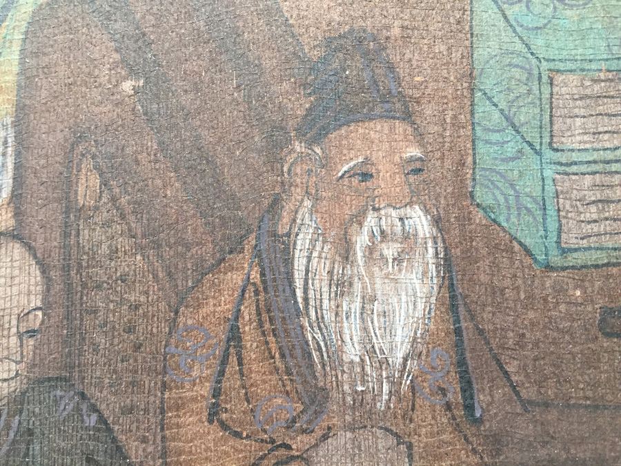 Vintage Asian Artwork - Note Damage In Several Places [Photo 7]