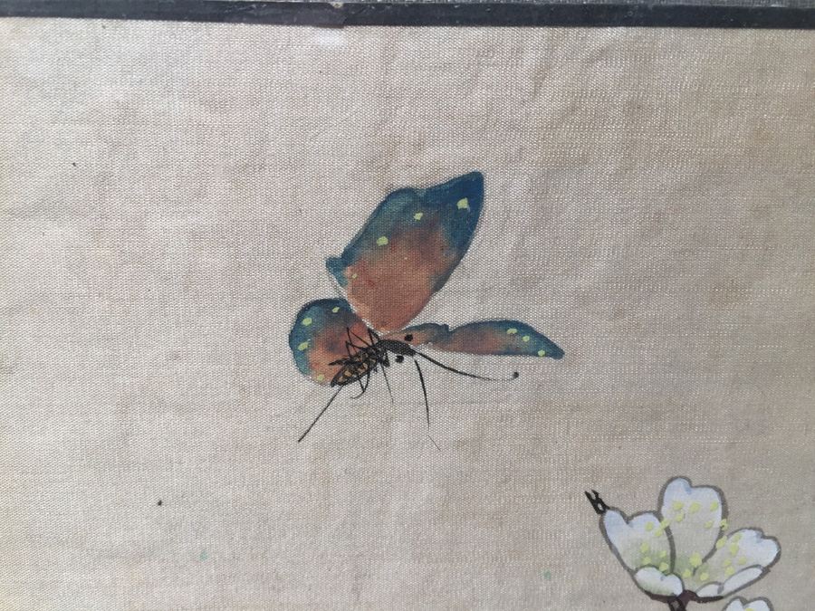 Framed Double Sided Collection Of Signed Asian Bird Artwork [Photo 8]