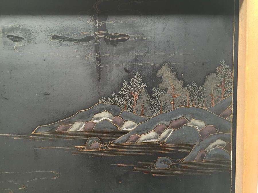 Vintage Asian Artwork - Note Damage In Several Places [Photo 7]