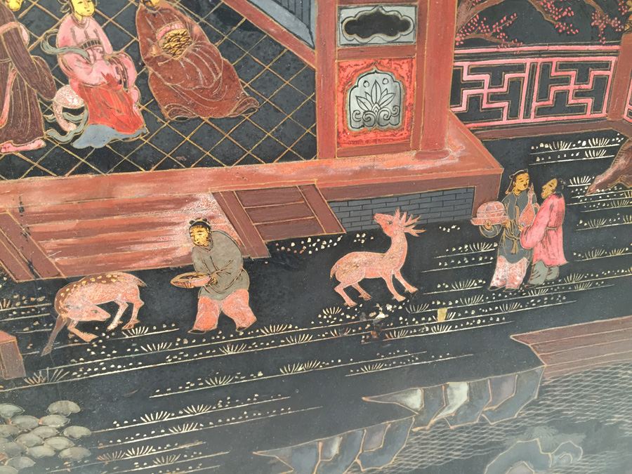 Vintage Asian Artwork - Note Damage In Several Places [Photo 13]