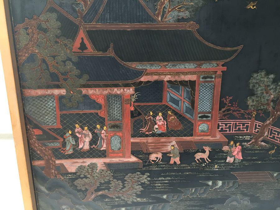 Vintage Asian Artwork - Note Damage In Several Places [Photo 2]