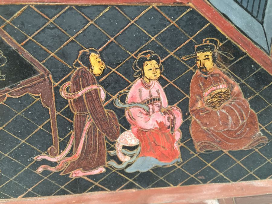 Vintage Asian Artwork - Note Damage In Several Places [Photo 12]