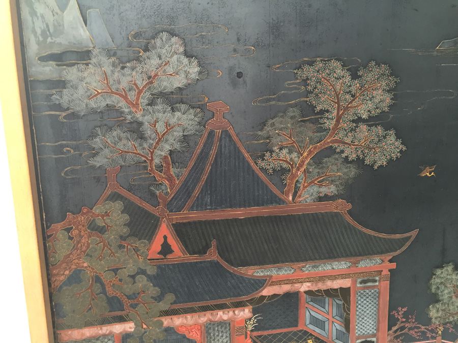 Vintage Asian Artwork - Note Damage In Several Places [Photo 8]