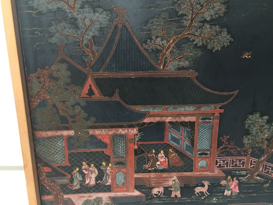 Vintage Asian Artwork - Note Damage In Several Places [Photo 3]