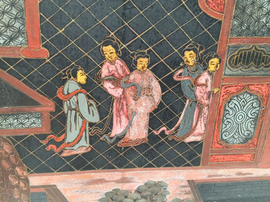 Vintage Asian Artwork - Note Damage In Several Places [Photo 11]