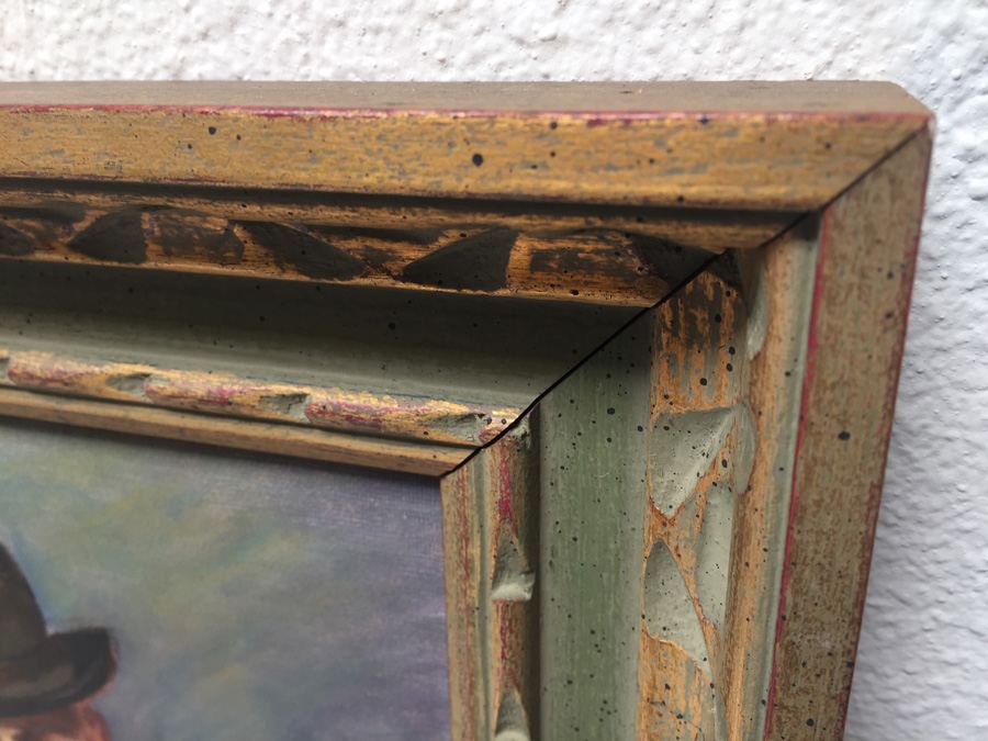 Framed Oil Painting Of Man [Photo 7]