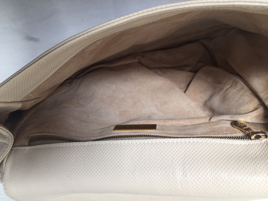 Bottega Veneta Handbag Made In Italy White Leather [Photo 7]