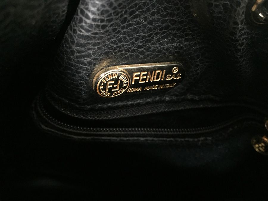 Fendi Italy Black Handbag [Photo 4]