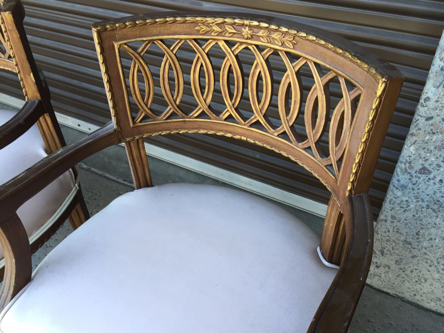 Vintage Wooden Arm Chairs [Photo 7]
