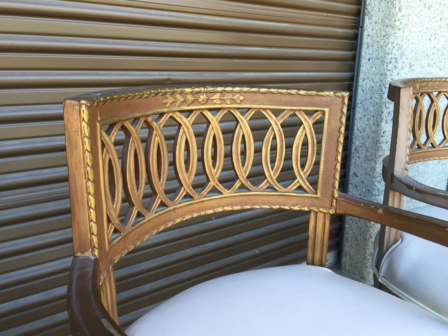 Vintage Wooden Arm Chairs [Photo 9]