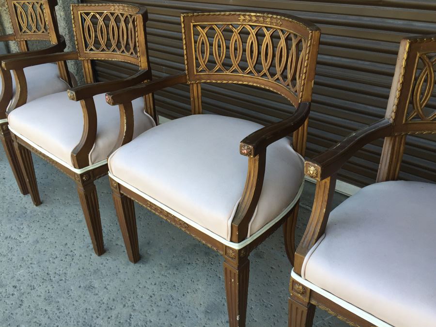 Vintage Wooden Arm Chairs [Photo 8]