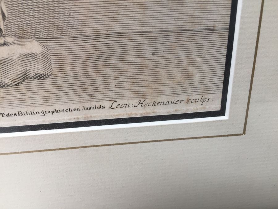 19th Century Framed Engraving [Photo 8]