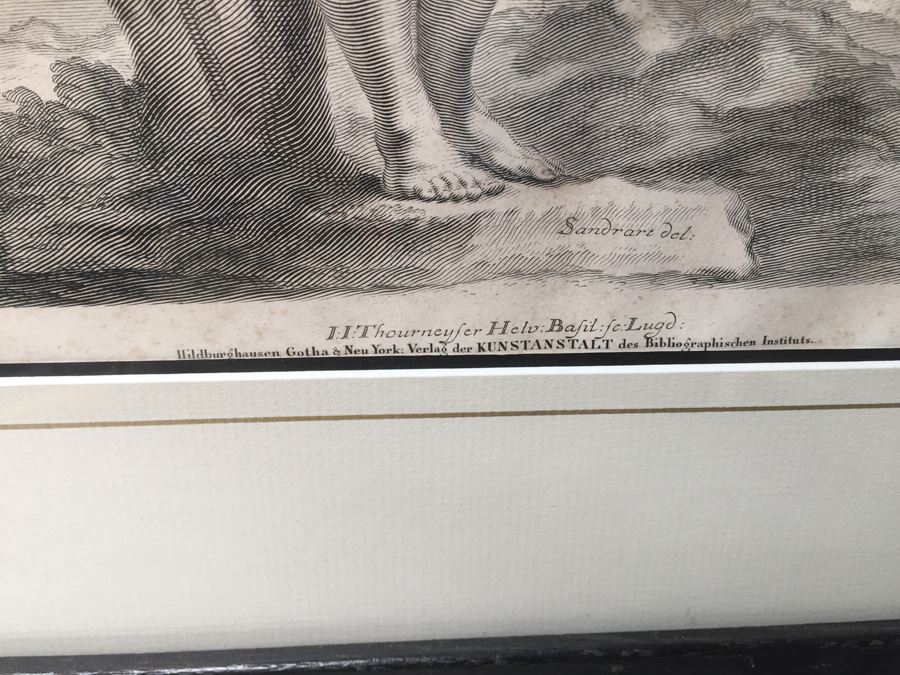 19th Century Framed Engraving [Photo 5]