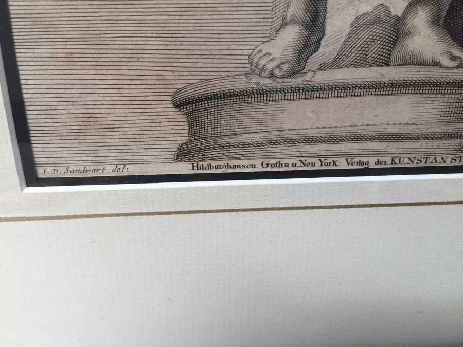 19th Century Framed Engraving [Photo 5]