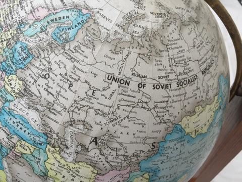 World Globe With Wooden Stand [Photo 6]