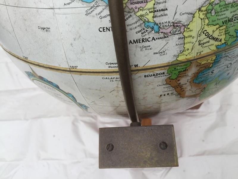 World Globe With Wooden Stand [Photo 3]