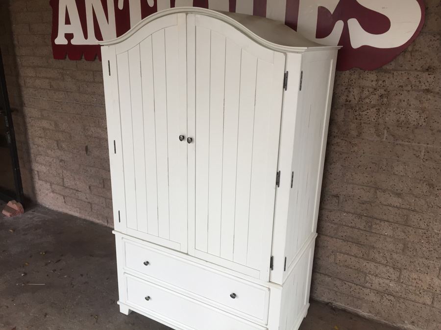 White Pottery Barn Armoire [Photo 5]