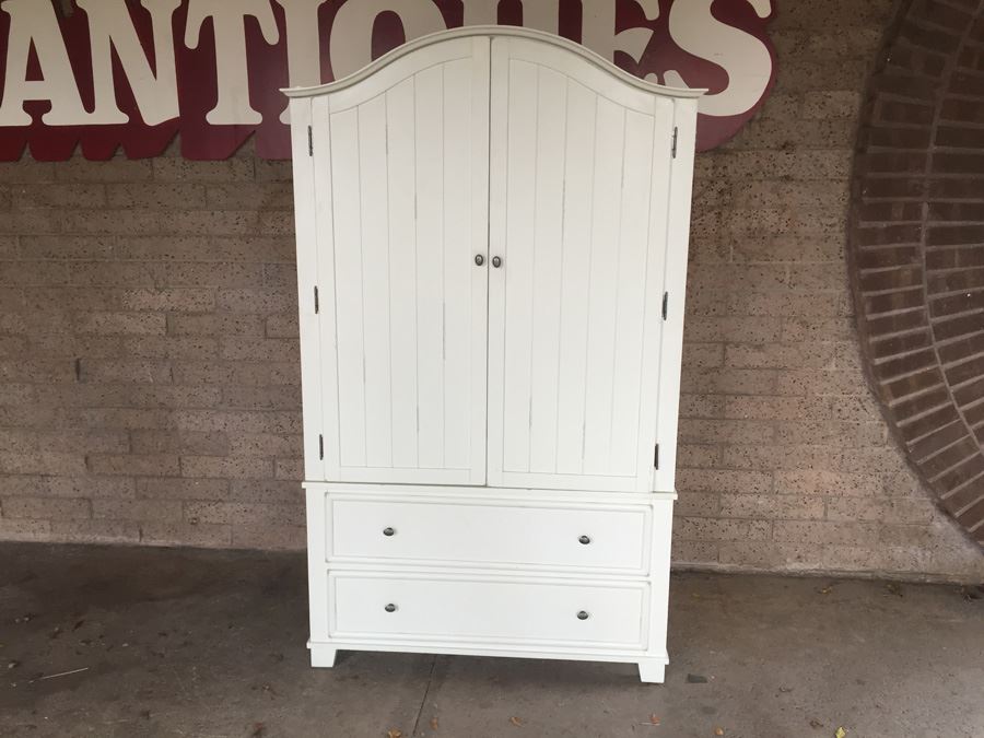 White Pottery Barn Armoire [Photo 4]
