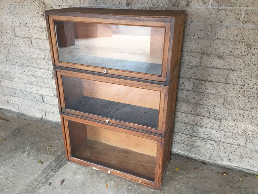 Vintage 3-Piece Lawyer Bookcase [Photo 6]