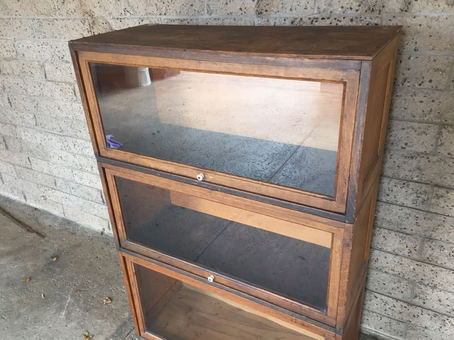 Vintage 3-Piece Lawyer Bookcase [Photo 4]