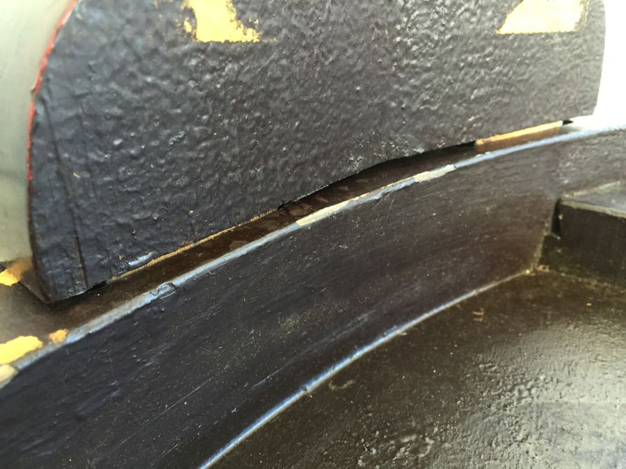 Beautifully Carved Asian Coffee Table With Mother Of Pearl Inlay [Photo 14]