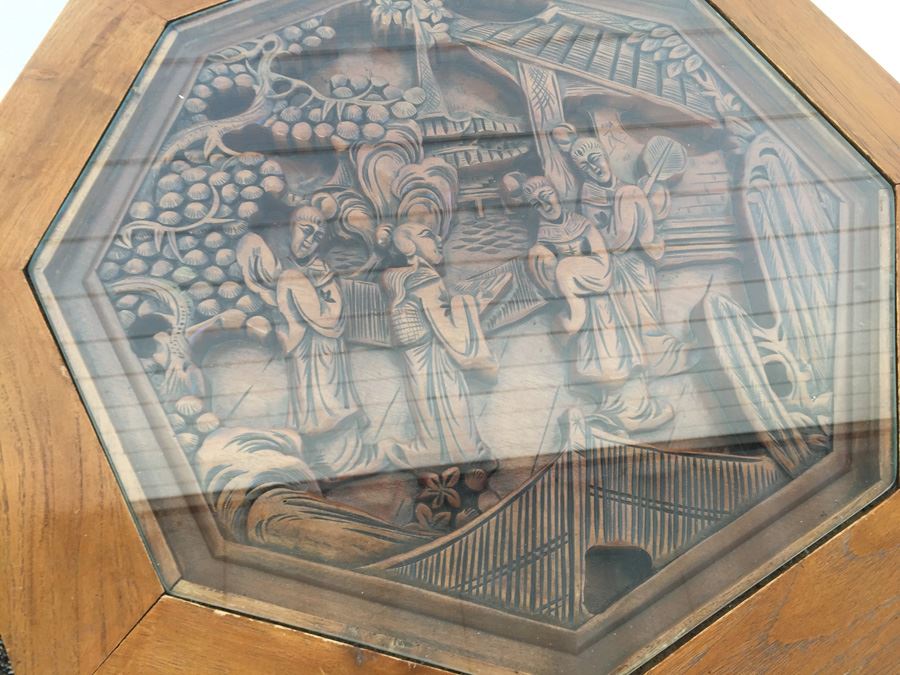 Carved Asian Drum Tables [Photo 2]
