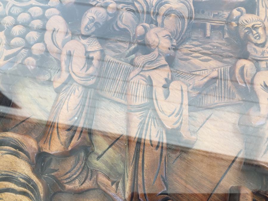 Carved Asian Drum Tables [Photo 10]