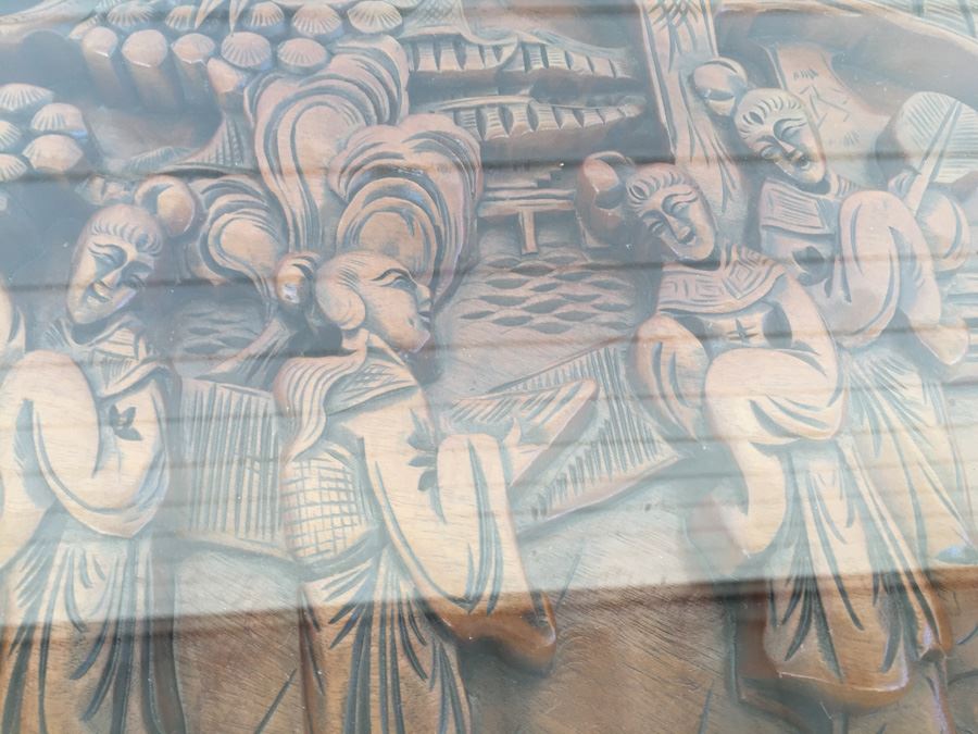 Carved Asian Drum Tables [Photo 7]